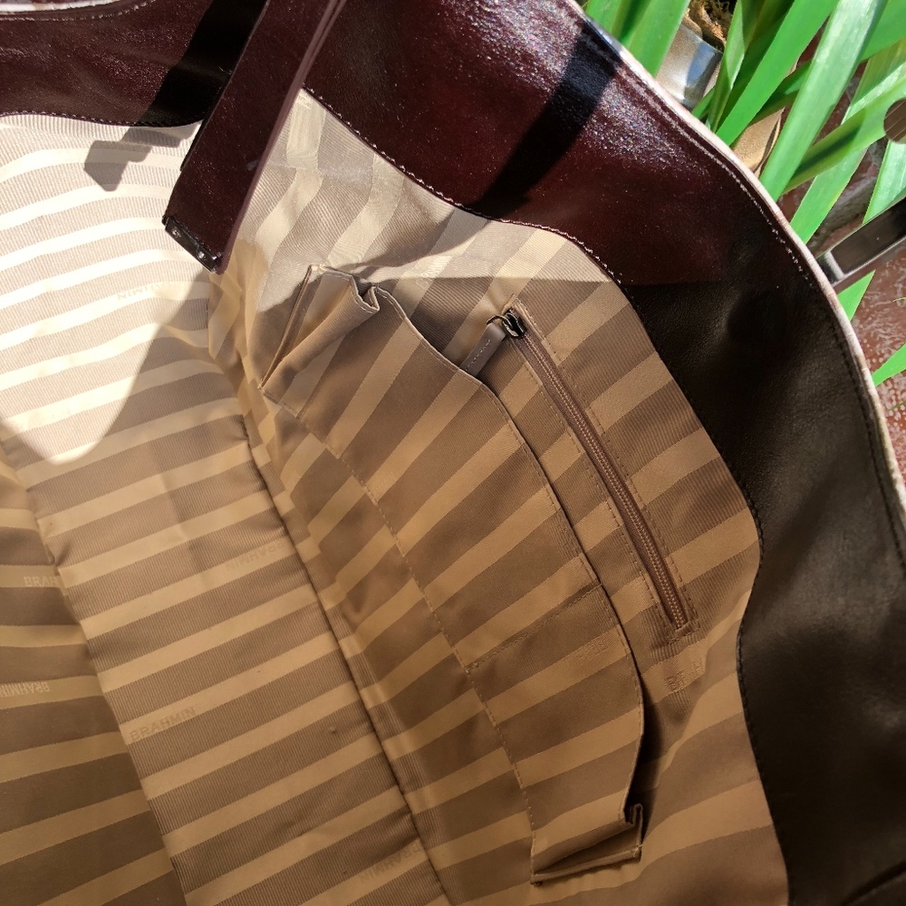 Brahmin Smoke Thelma Wilmington Tote RARE - Picture 6 of 8